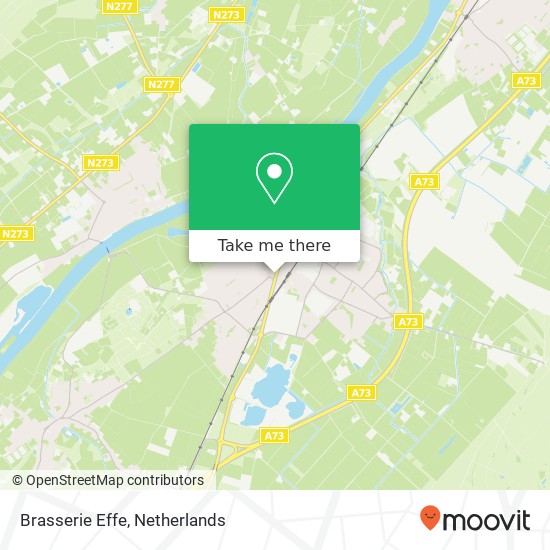 Brasserie Effe map