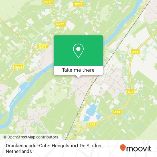 Drankenhandel-Café- Hengelsport De Sjorker map