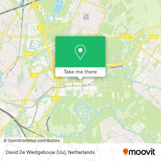 David De Wiedgebouw (Uu) Karte
