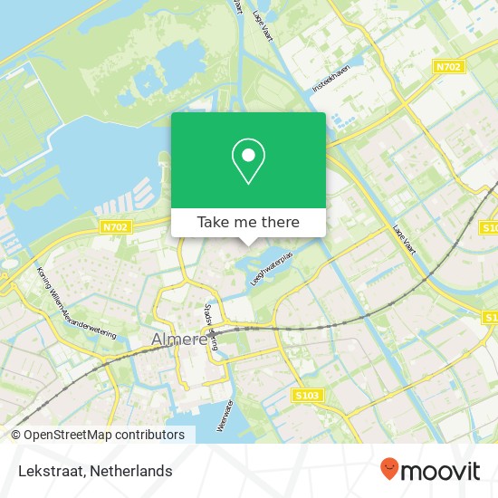 Lekstraat map