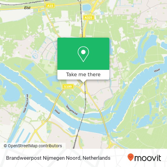 Brandweerpost Nijmegen Noord map