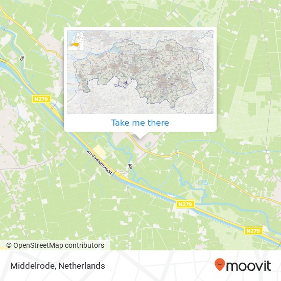Middelrode map