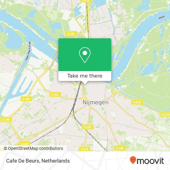 Cafe De Beurs map