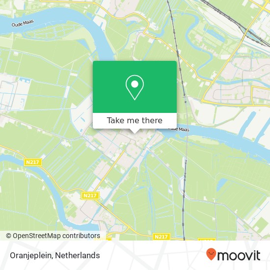 Oranjeplein map