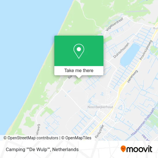 Camping ""De Wulp"" map