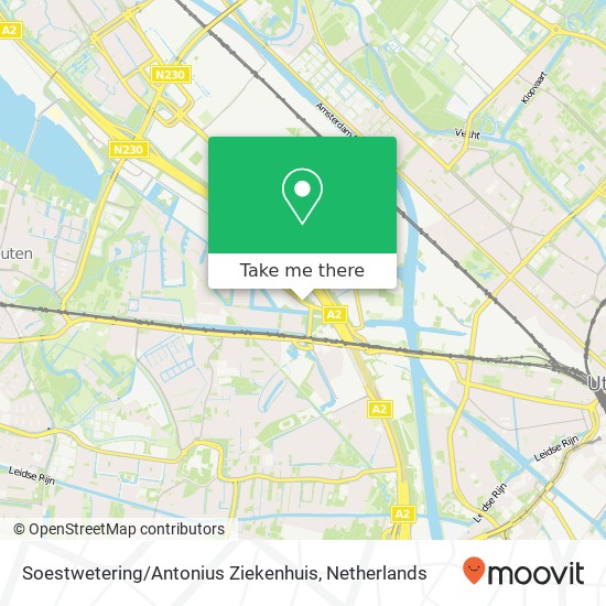 Soestwetering / Antonius Ziekenhuis map