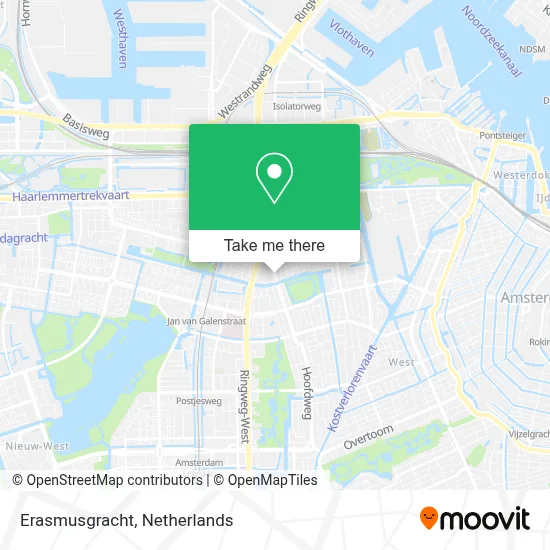 Erasmusgracht Karte