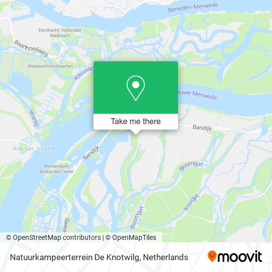 Natuurkampeerterrein De Knotwilg Karte