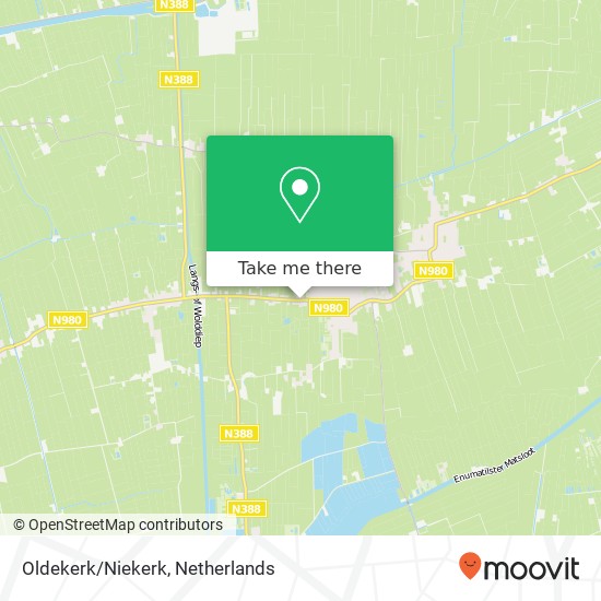 Oldekerk/Niekerk Karte