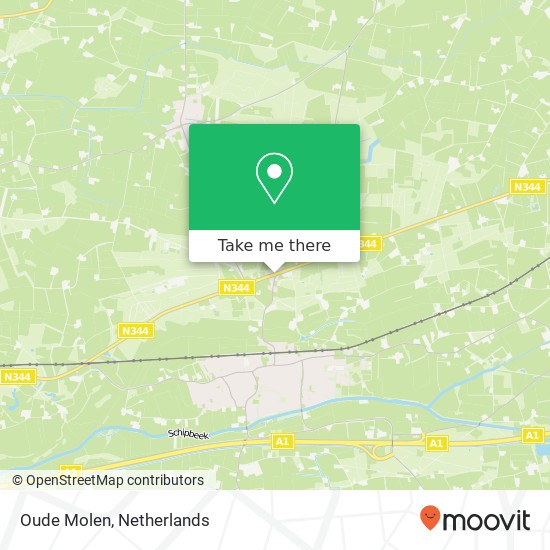 Oude Molen map