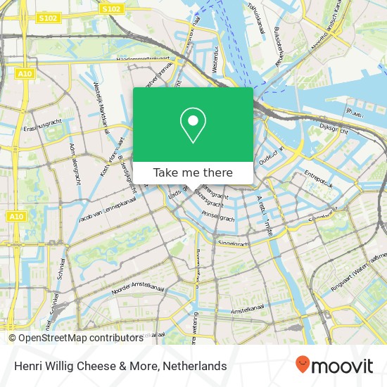 Henri Willig Cheese & More map