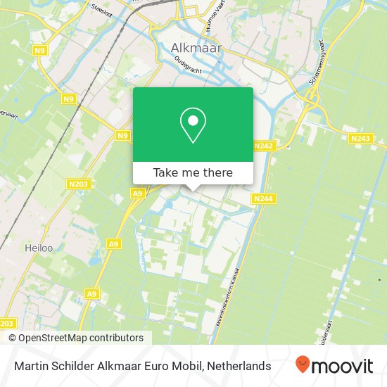 Martin Schilder Alkmaar Euro Mobil map