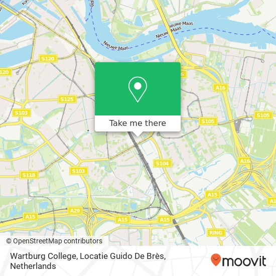 Wartburg College, Locatie Guido De Brès map