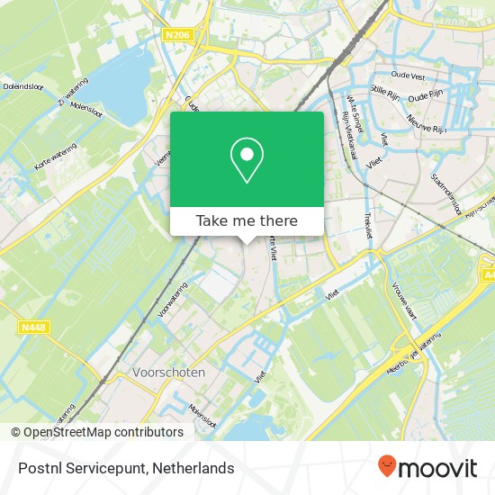 Postnl Servicepunt map