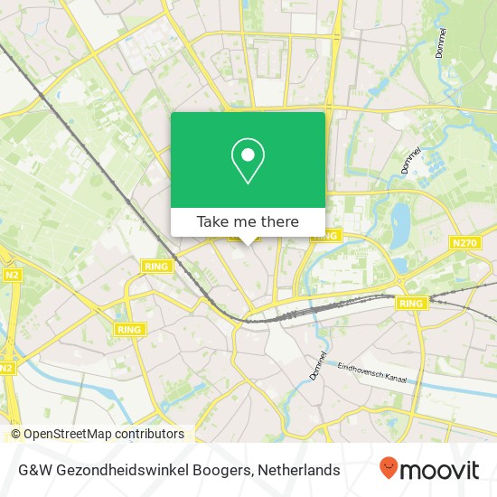 G&W Gezondheidswinkel Boogers map