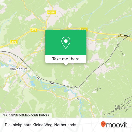 Picknickplaats Kleine Weg map