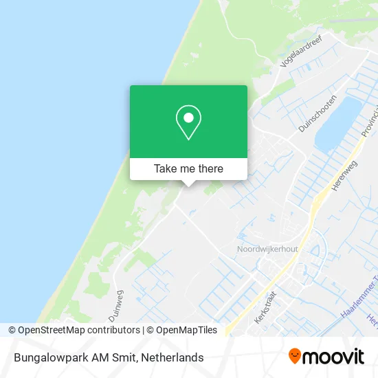 Bungalowpark AM Smit map