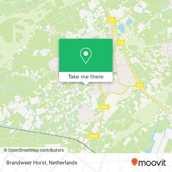 Brandweer Horst map