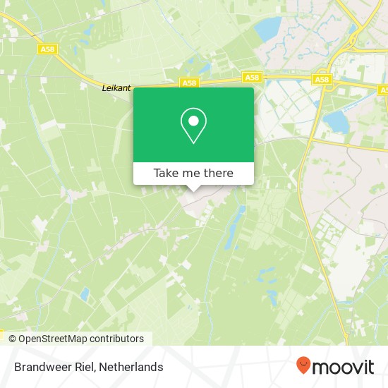 Brandweer Riel map