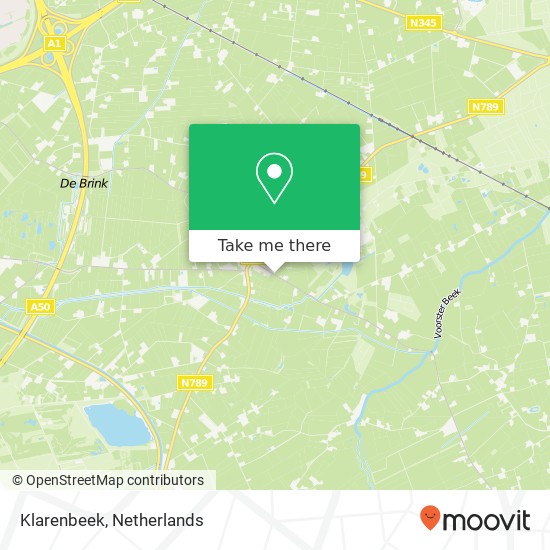 Klarenbeek Karte