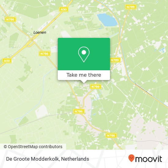 De Groote Modderkolk map