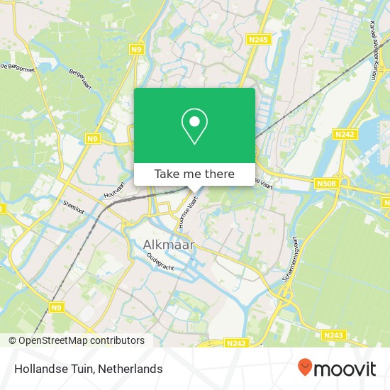 Hollandse Tuin map