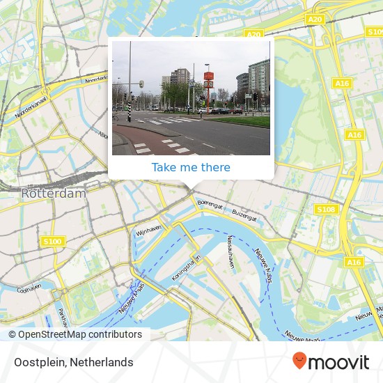 Oostplein map