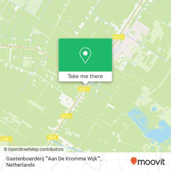 Gastenboerderij ""Aan De Kromme Wijk"" map