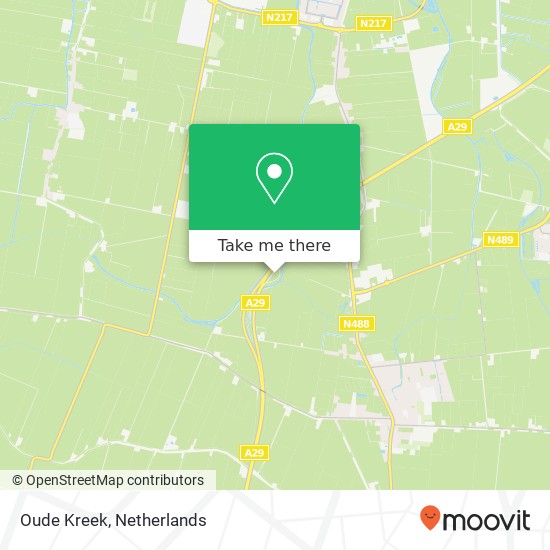 Oude Kreek map