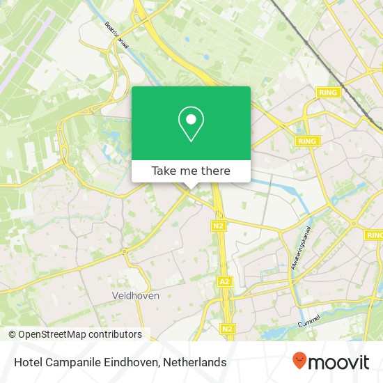 Hotel Campanile Eindhoven map