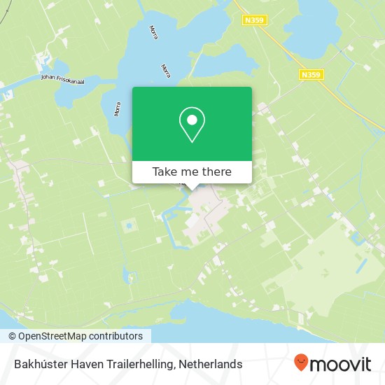 Bakhúster Haven Trailerhelling map