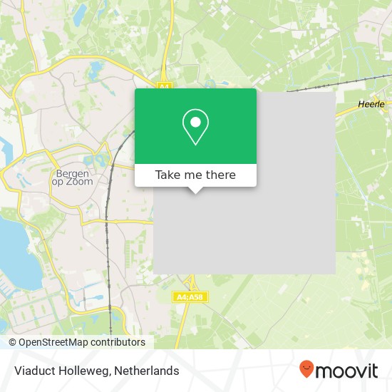 Viaduct Holleweg map