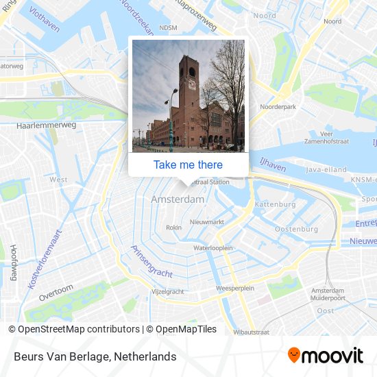 Beurs Van Berlage Karte