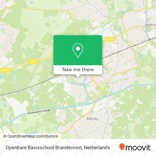 Openbare Basisschool Brandevoort map