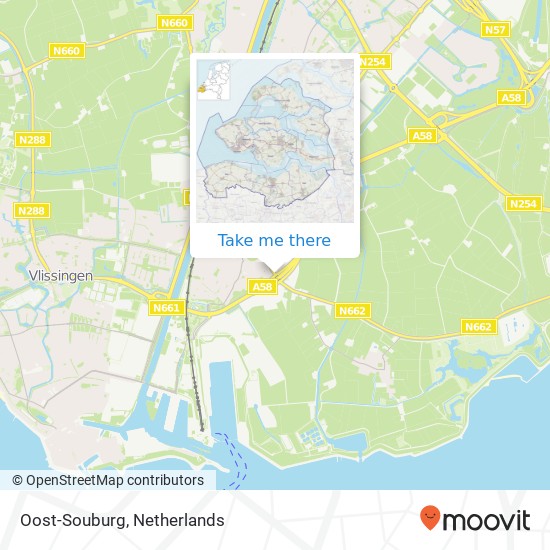 Oost-Souburg map