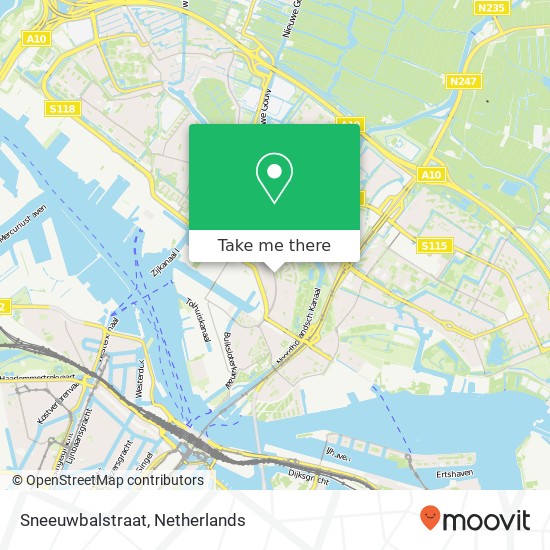 Sneeuwbalstraat map