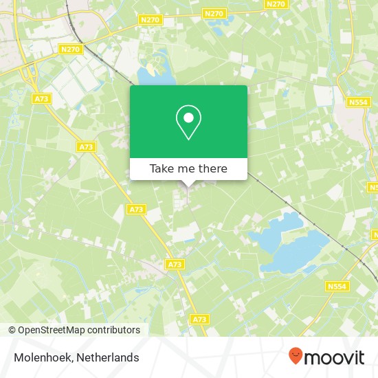 Molenhoek map