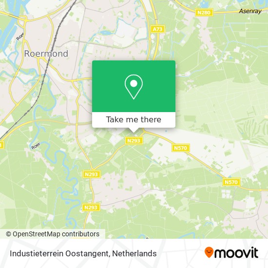 Industieterrein Oostangent map