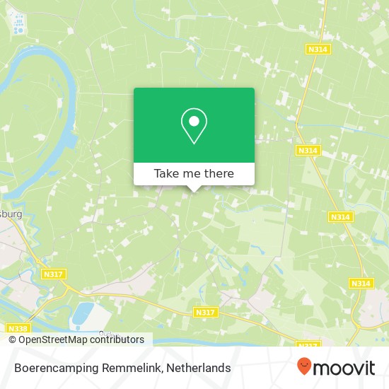 Boerencamping Remmelink Karte