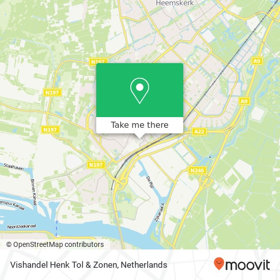 Vishandel Henk Tol & Zonen map