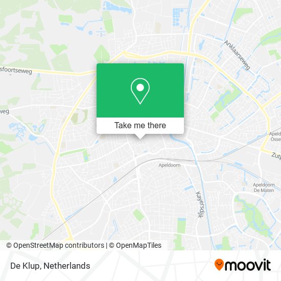 De Klup map