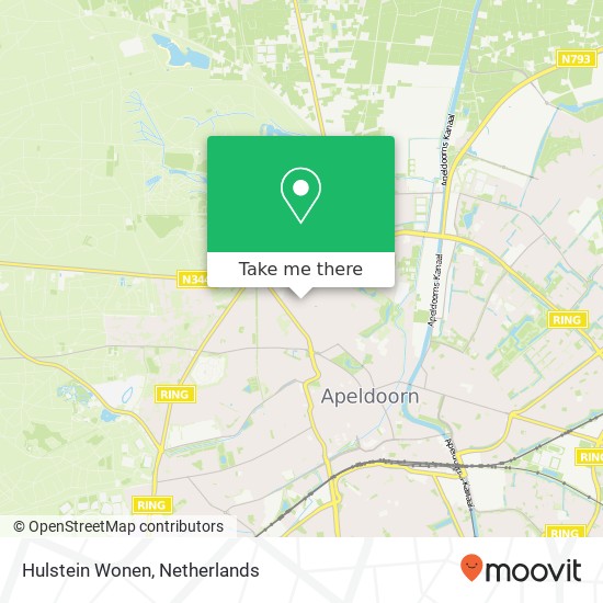 Hulstein Wonen map