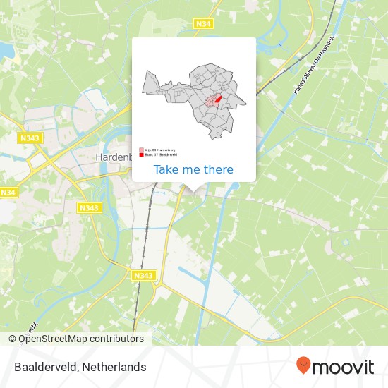 Baalderveld map