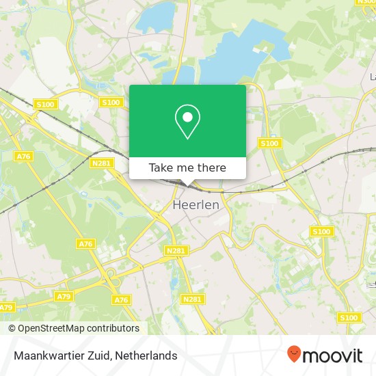 Maankwartier Zuid map