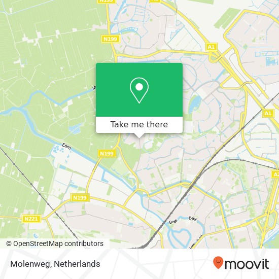 Molenweg map