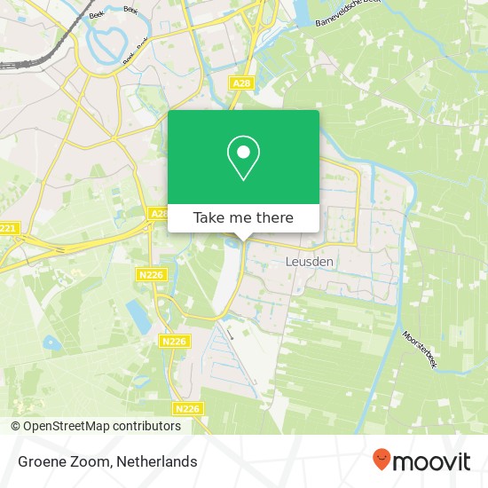 Groene Zoom map