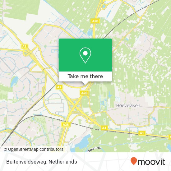 Buitenveldseweg map