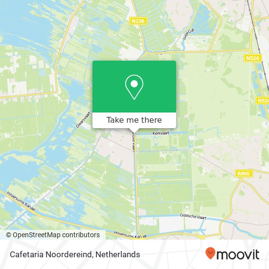 Cafetaria Noordereind map