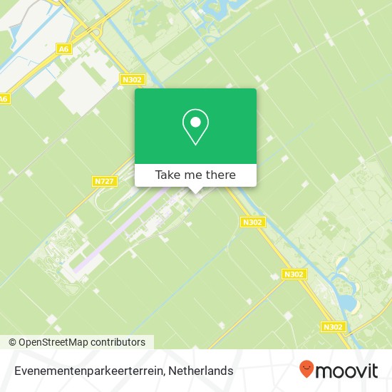 Evenementenparkeerterrein map