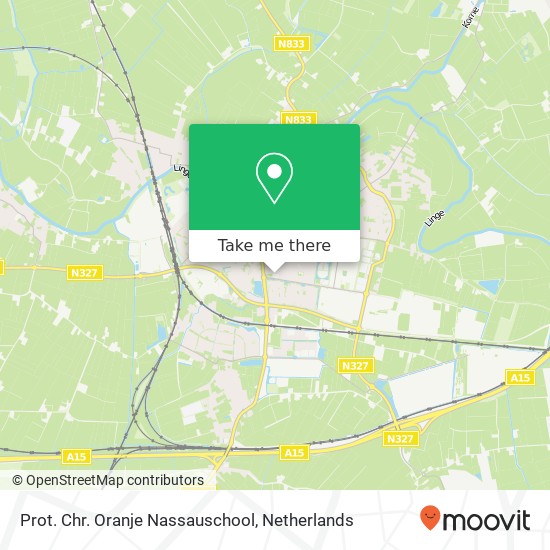 Prot. Chr. Oranje Nassauschool map